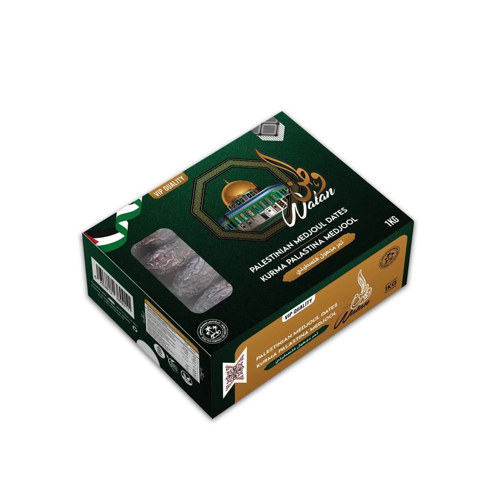 Watan Dates – Palestinian Medjool – VIP Quality 1 Kilo